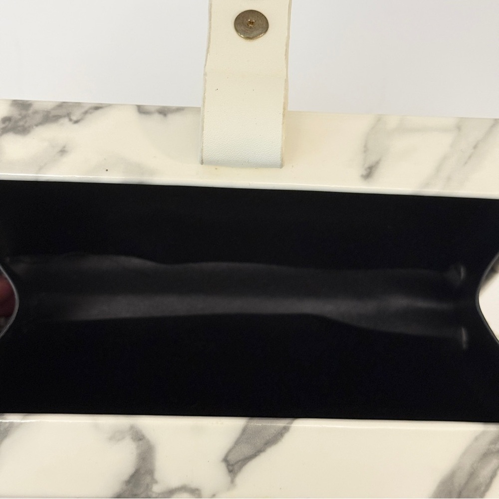 Vintage Marble Pattern Box Purse - Picture 7 of 10